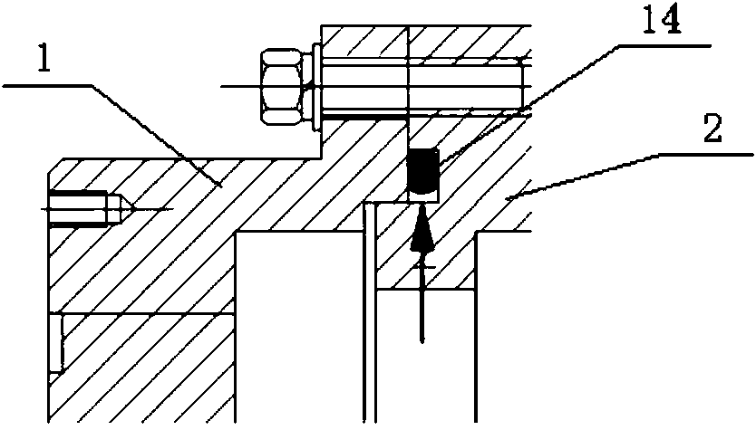 Sliding vane type working medium pump of two-phase flow refrigerating system