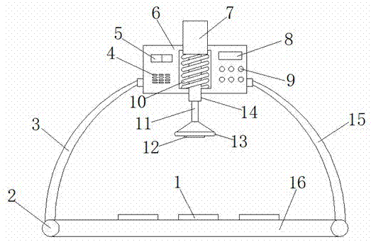 Cardio-pulmonary resuscitation device for emergency treatment