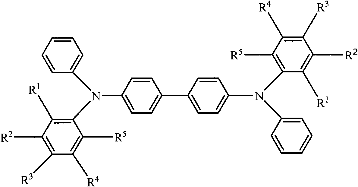 Fluorinated triphenylamine derivative biological blue light materials and preparation method thereof