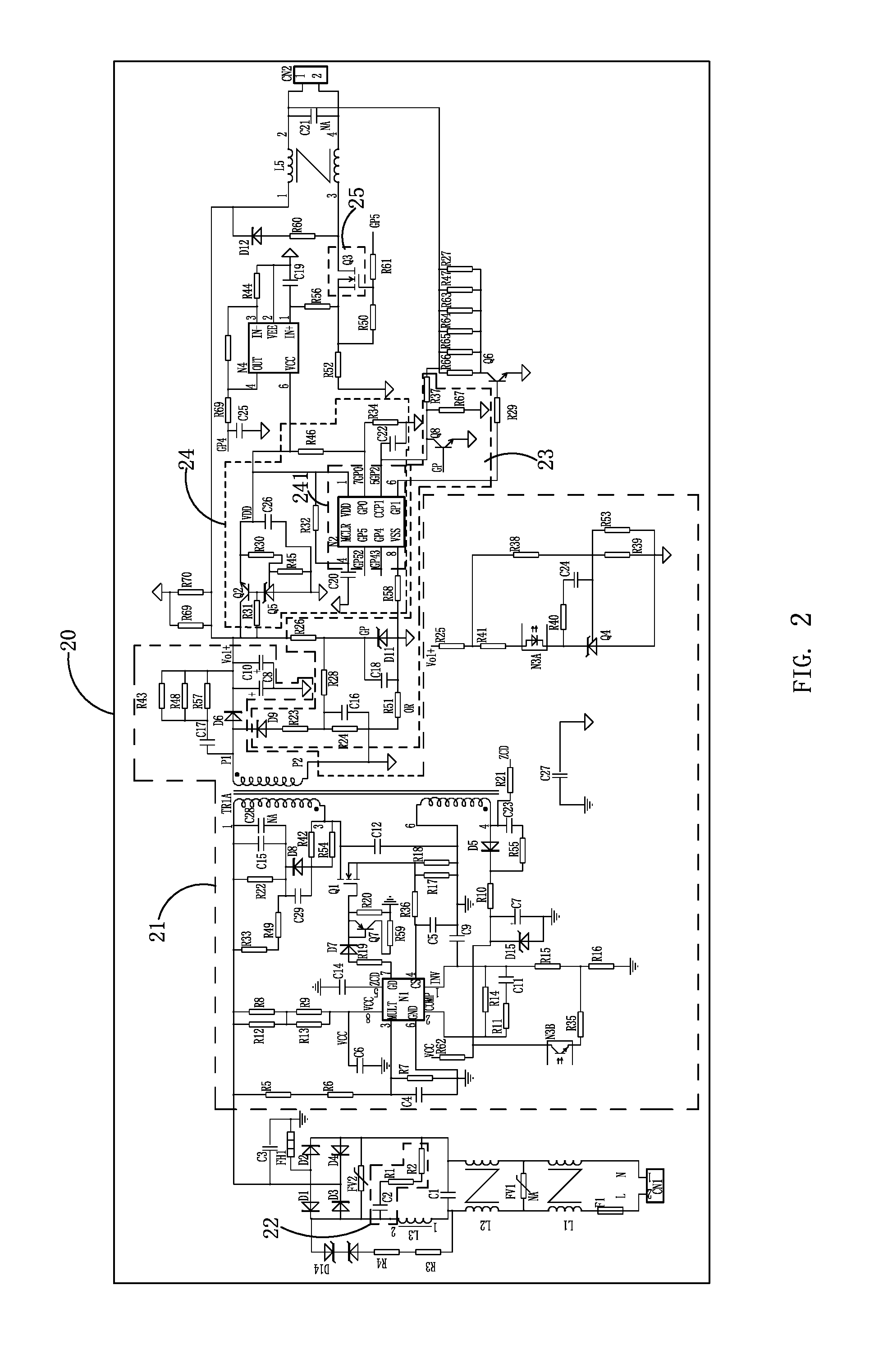 LED constant-voltage dimming power supply and dimming system for LED lamp having same