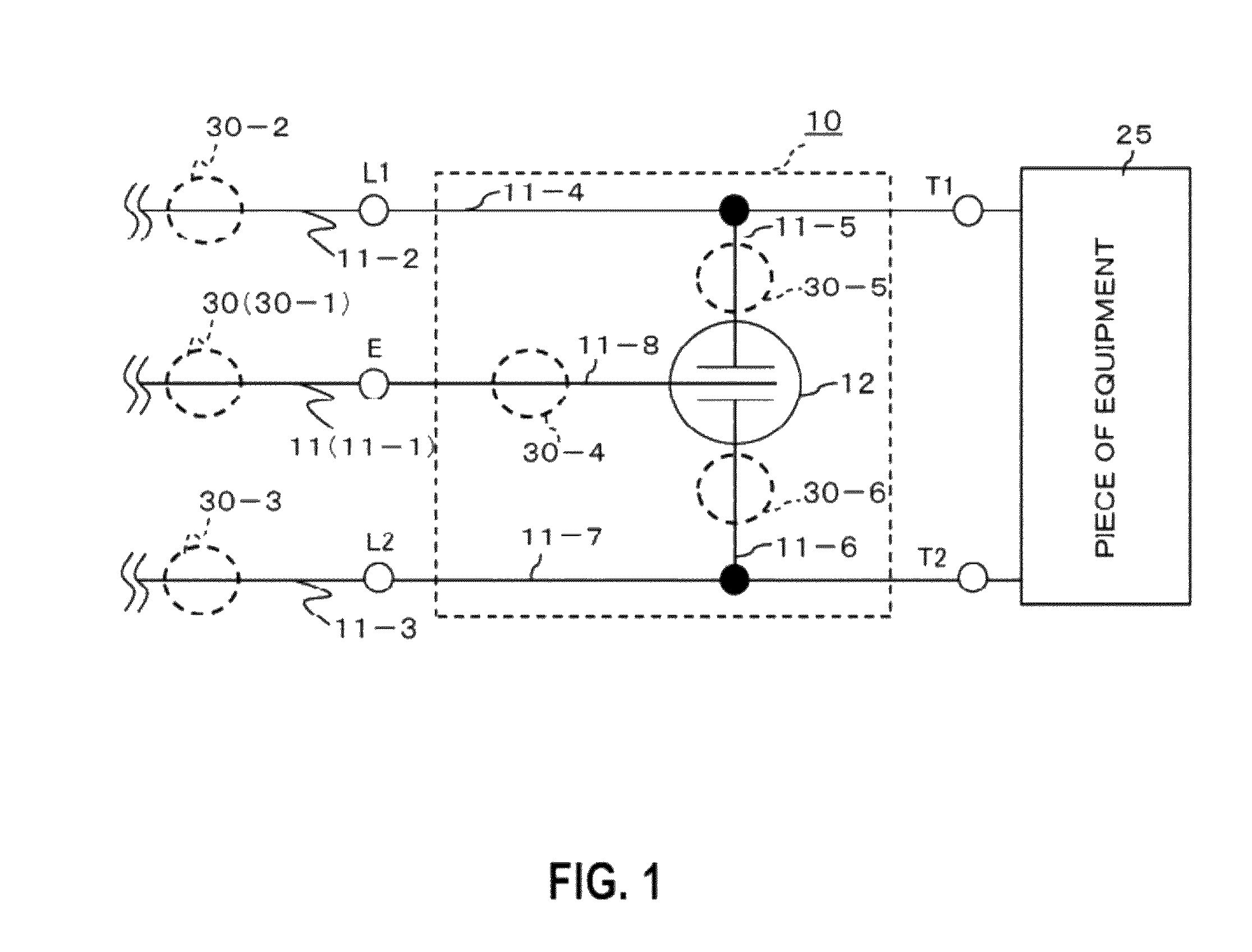 Surge current detection device