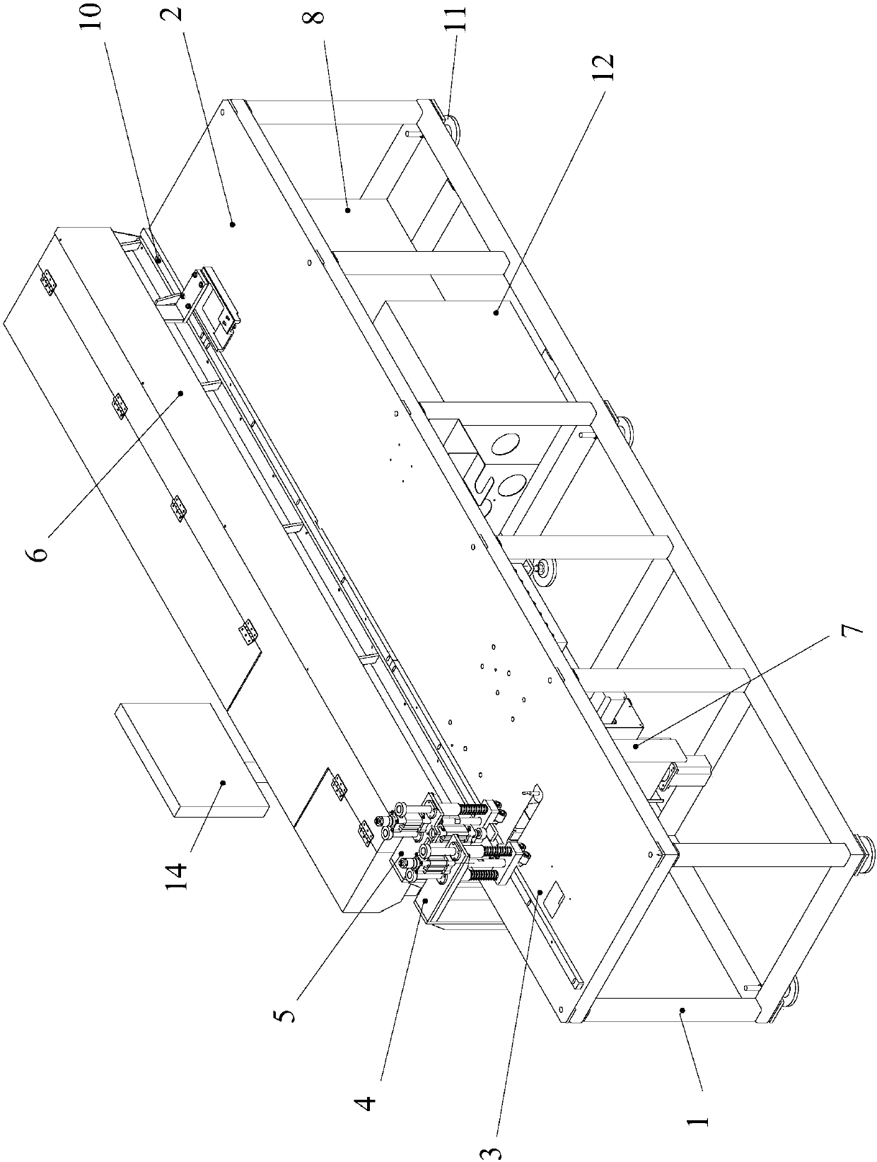 A numerically controlled slotting equipment for custom furniture panel processing