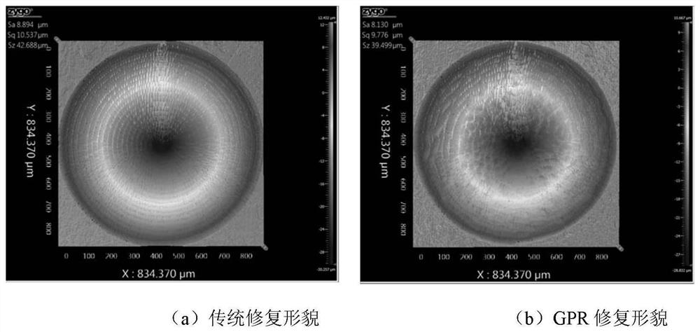 A tool trajectory generation method for micro-milling repair with variable step distance for damage points on the surface of optical crystals