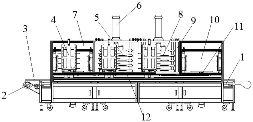 Stamping equipment for computer case shield