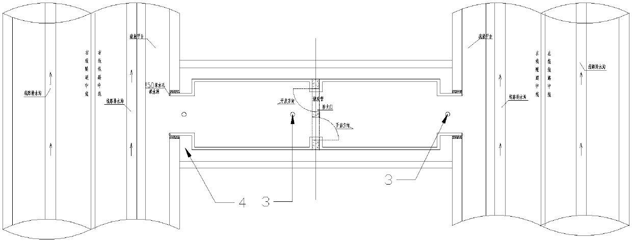 Method for constructing concrete structure of subway contact passage through ground pouring and freezing method