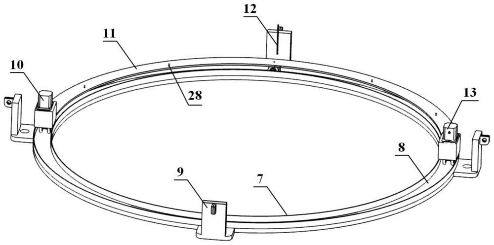 A deepwater drilling platform suspension riser avoid platform evacuation test system and method