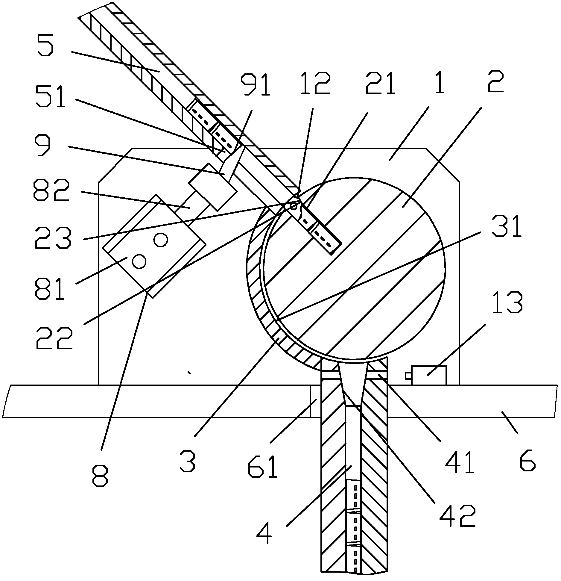 Reversing device for integrated circuit