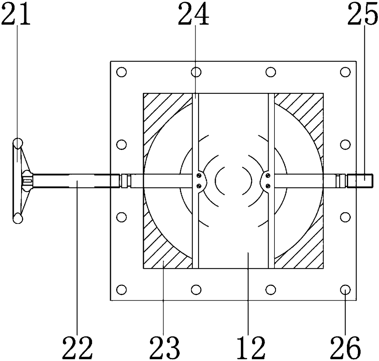 Continuous material guide device of efficient supplying drying equipment