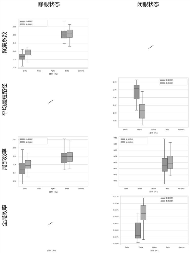 Method for extracting features of neurosis based on graph theory and machine learning