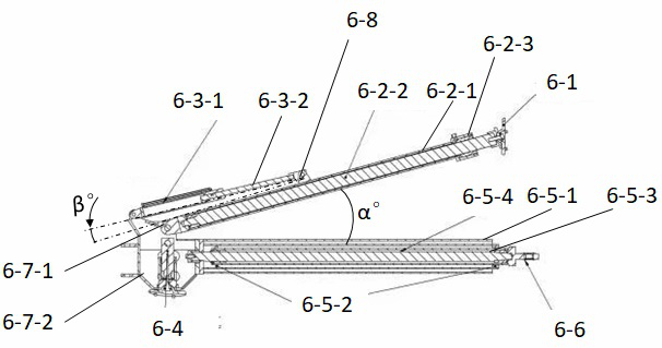 Intelligent self-moving device for secondary transfer of fully-mechanized coal winning machine