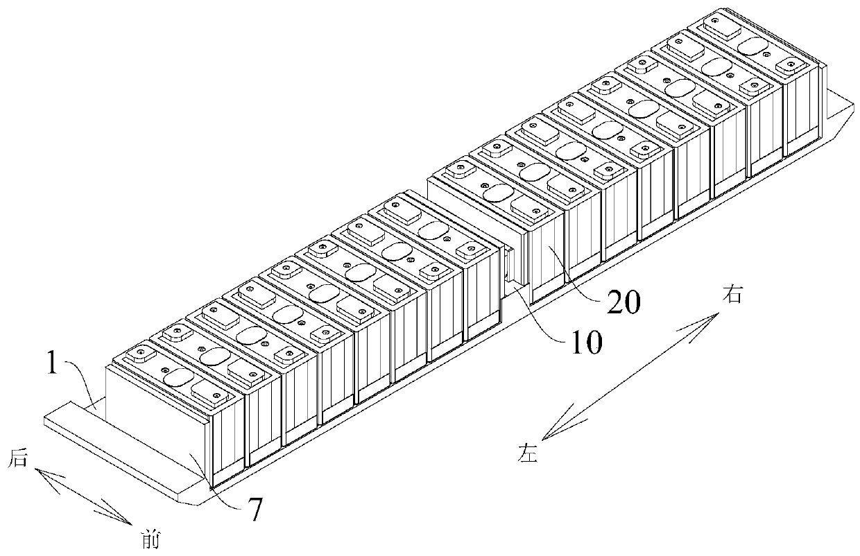 Fixing device of battery cell in battery pack and battery pack