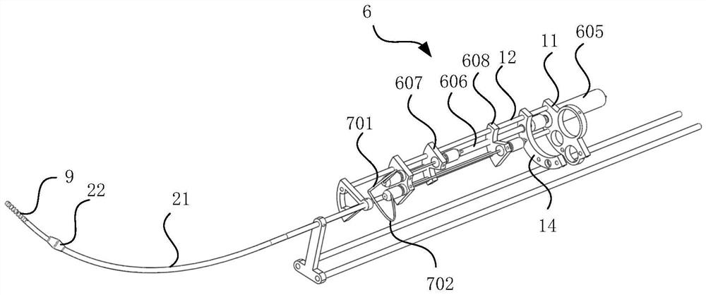 Bronchoscope surgical robot