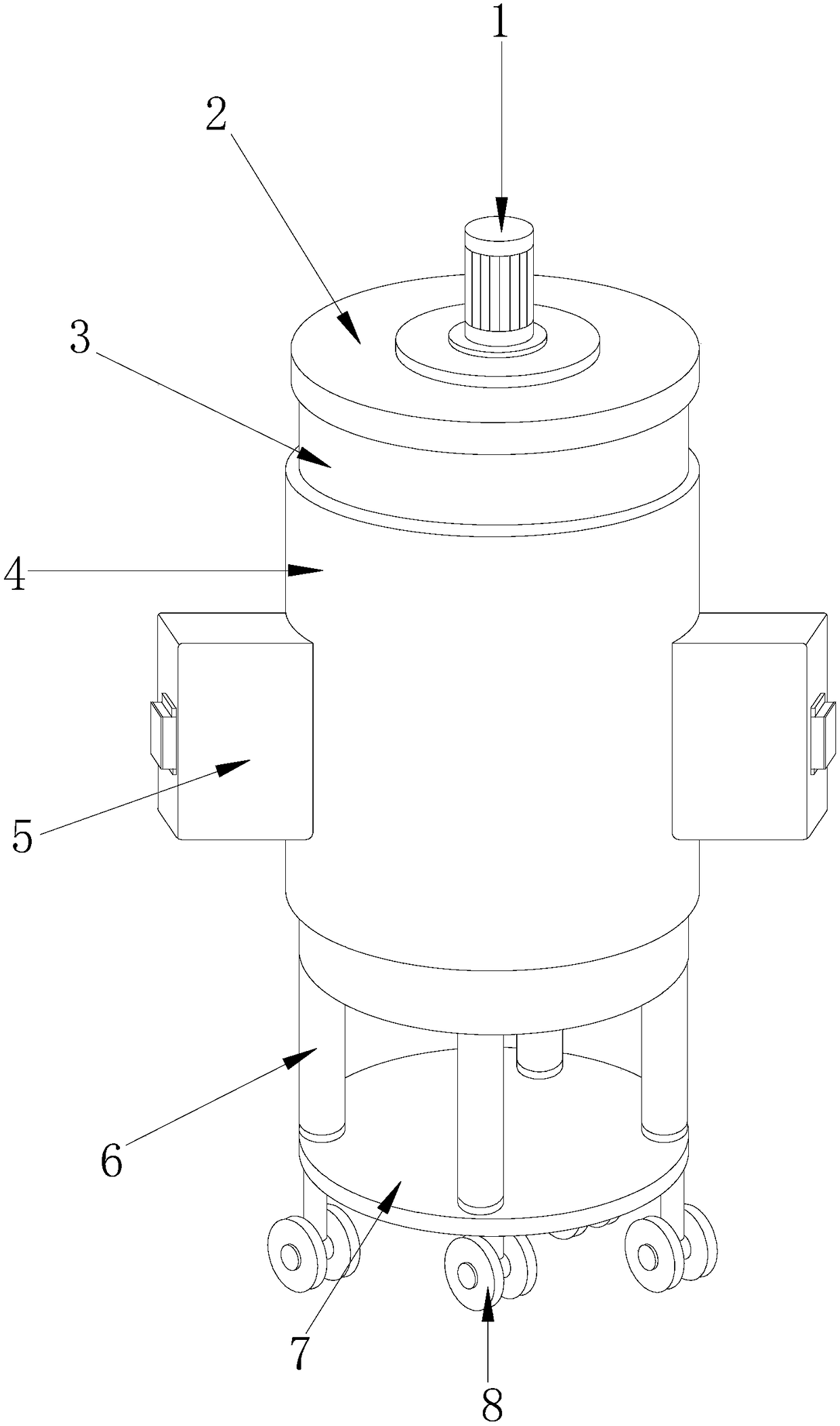 Cooling apparatus used for production process of dairy products