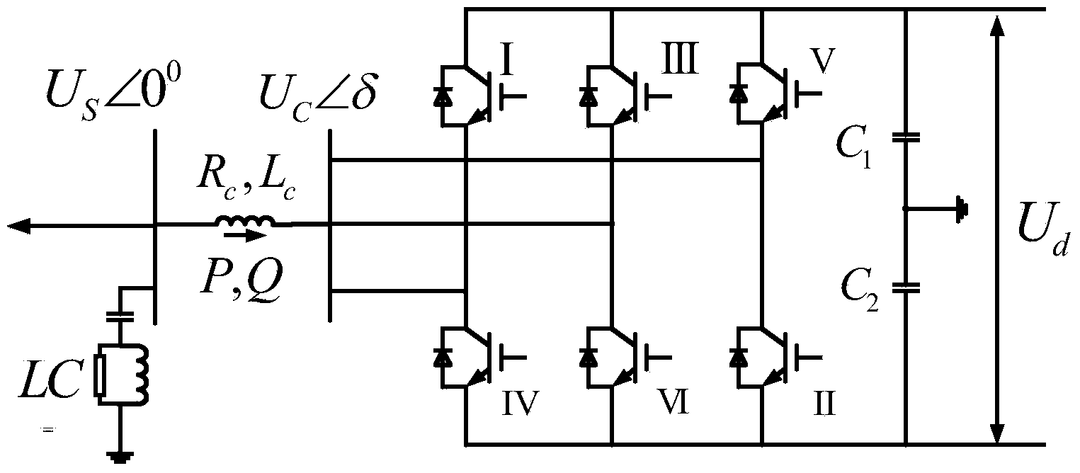 Hybrid pseudo-bipolar direct-current transmission method for supplying power to passive network and weak alternating-current network