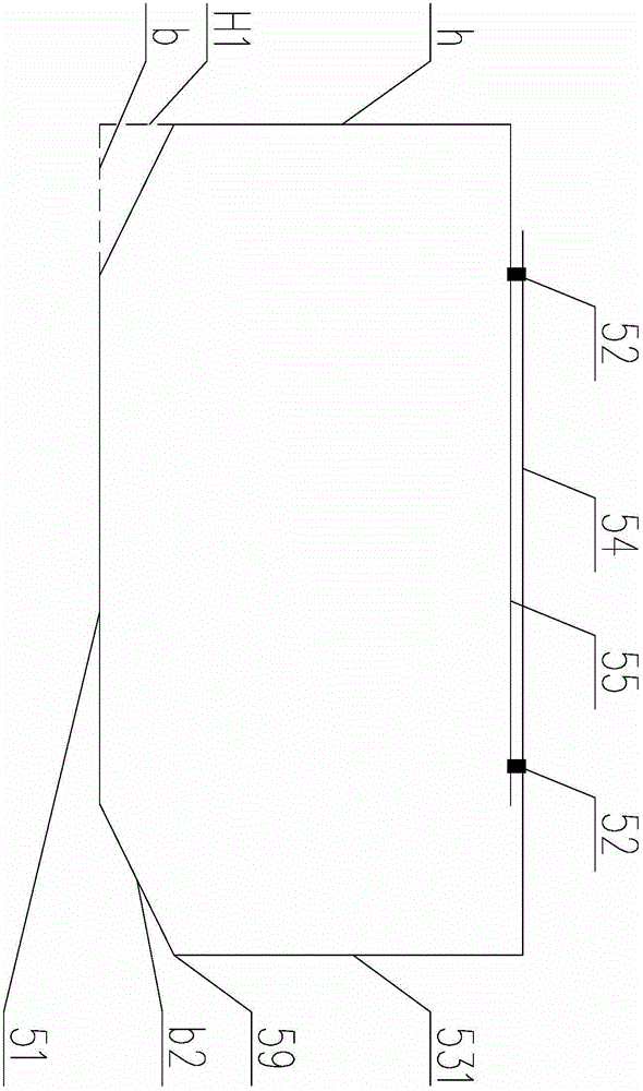 A cast-in-place hollow floor with holes formed by combining steel mesh and inflatable pipes