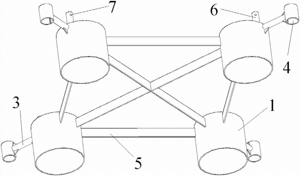 Intertidal zone simple ocean platform and construction method thereof