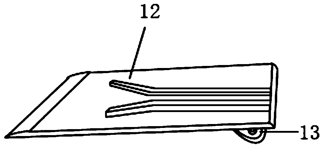 Retractable type flexible conveying device