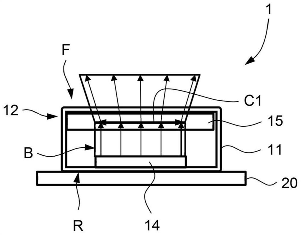 Infrared laser source device, lighting device and motor vehicle