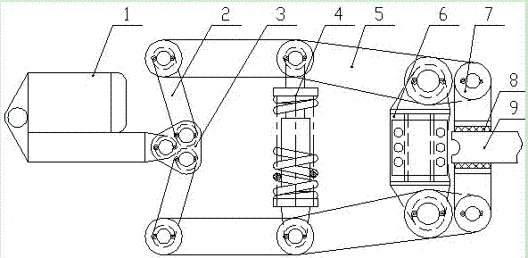 Aerial ropeway wheel side braking device