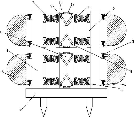 Flying rock blasting protection device