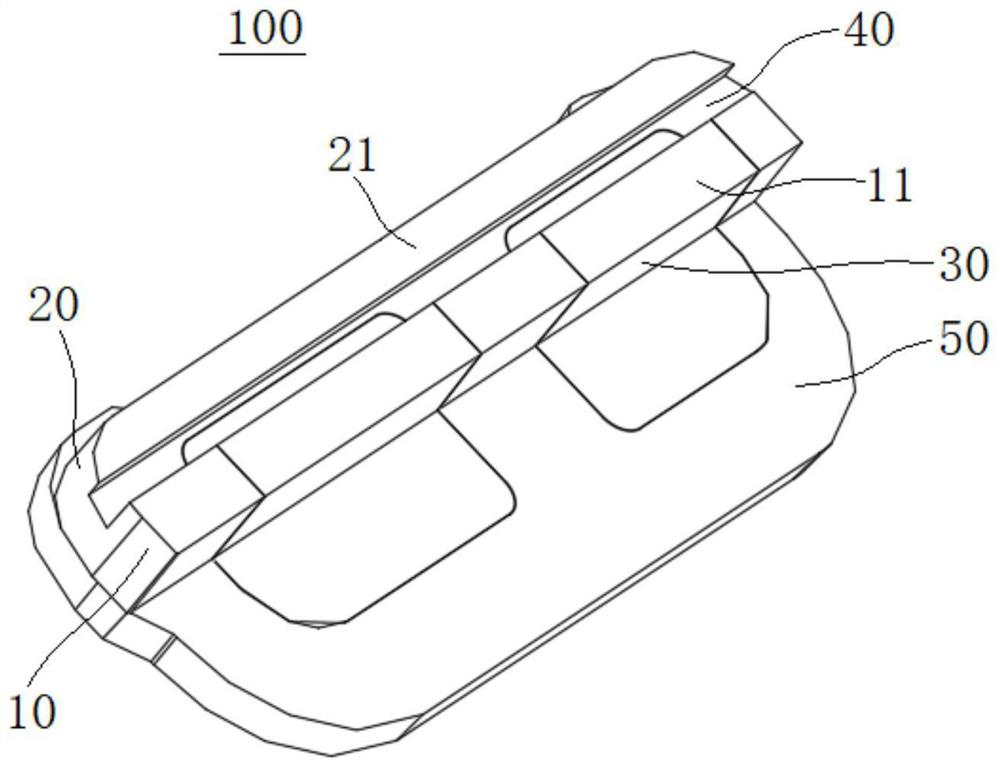 Light guide column and electronic equipment