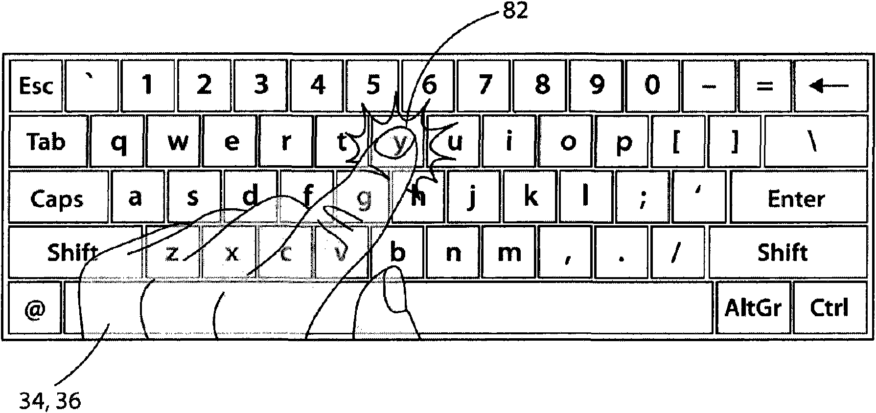 System and method for remote, virtual on screen input