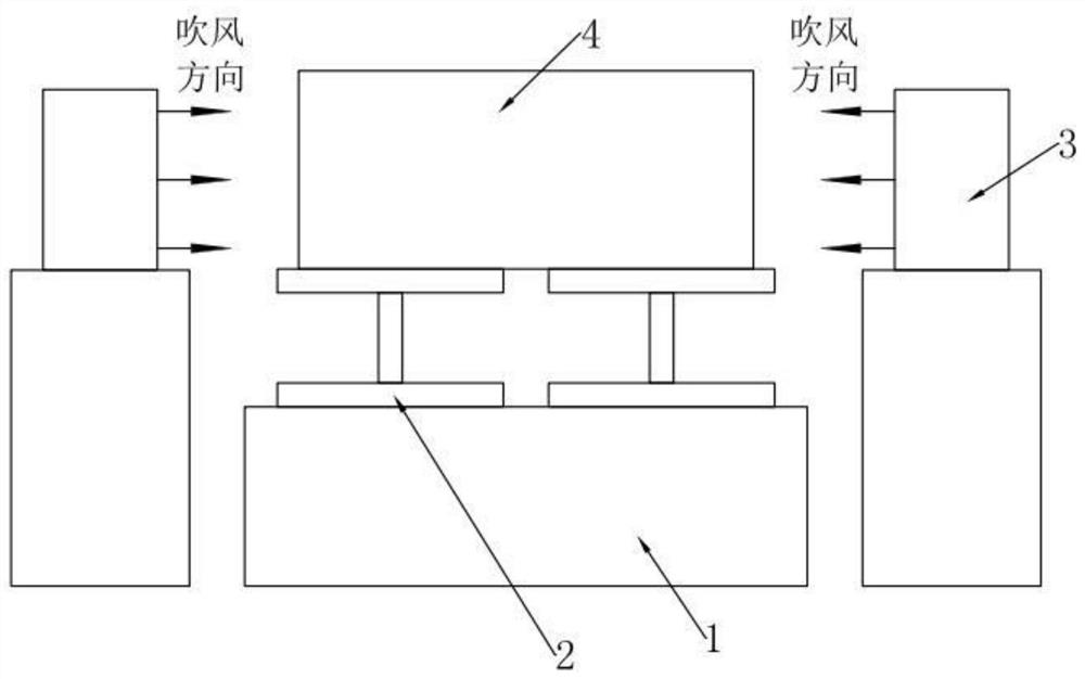 Air quenching heat treatment process for high-chromium cast iron castings