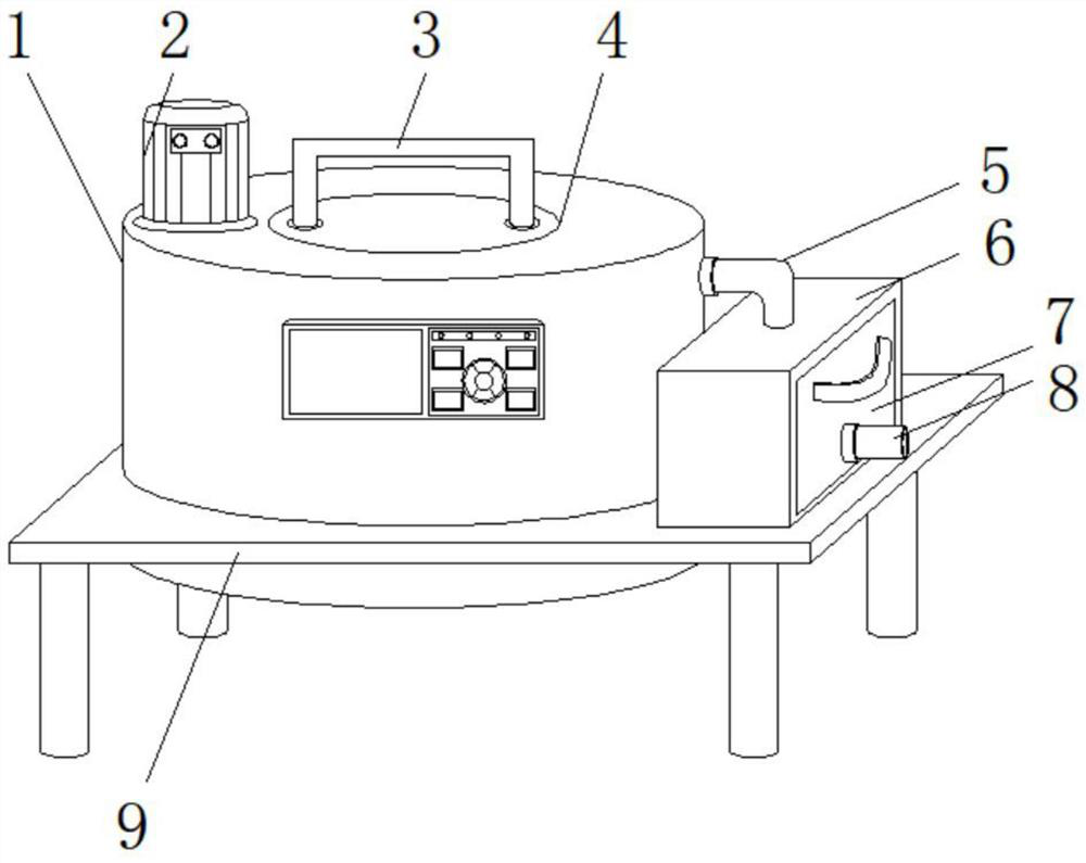 A drying device for medical equipment