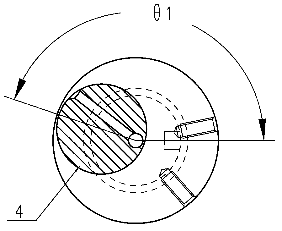 Crankshaft used for high-speed warp knitting machine