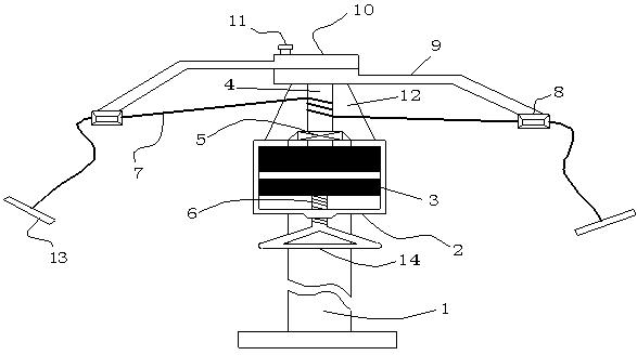 Double-rope arm force exerciser