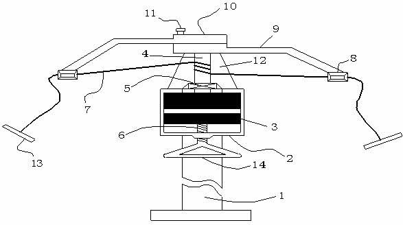 Double-rope arm force exerciser