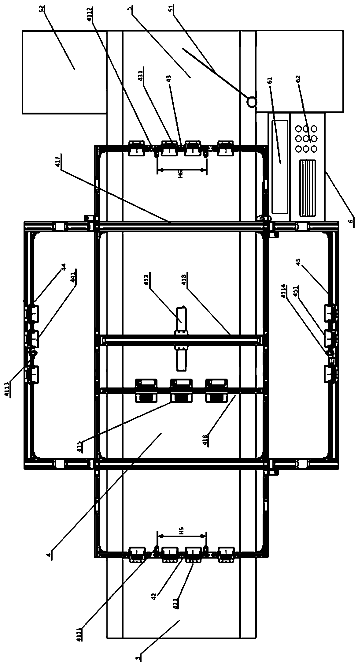 High-speed multi-face code scanning and weighing detection system and method