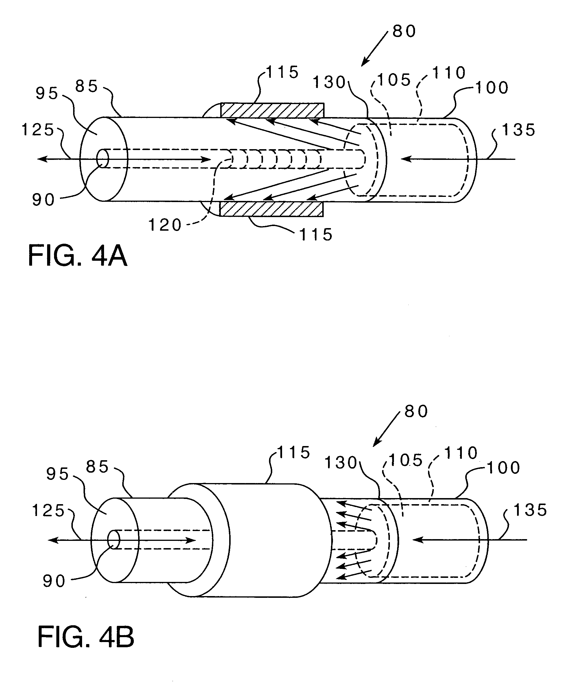 Active in-fiber optic components powered by in-fiber light