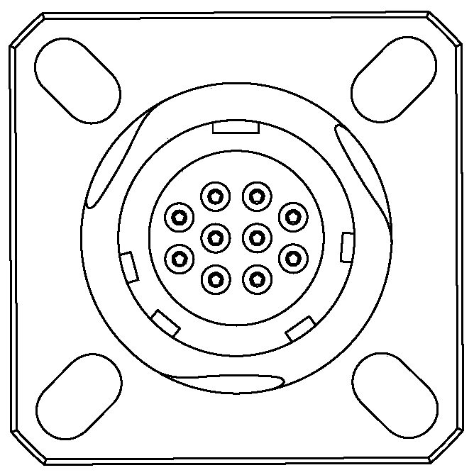 Floating and waterproof connector