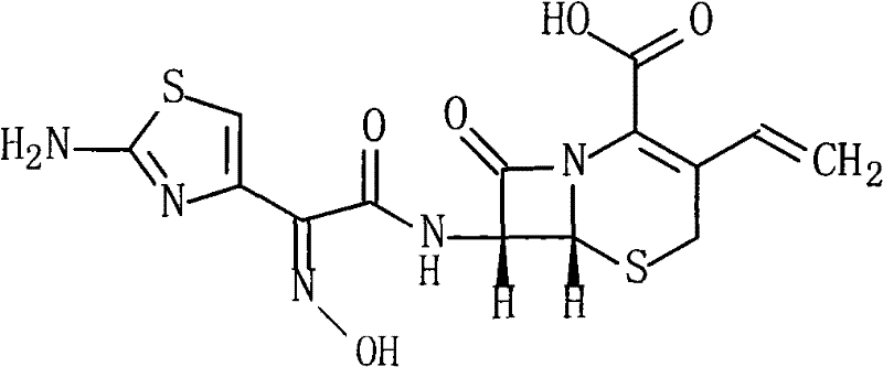 Cefdinir compound and new preparation method thereof