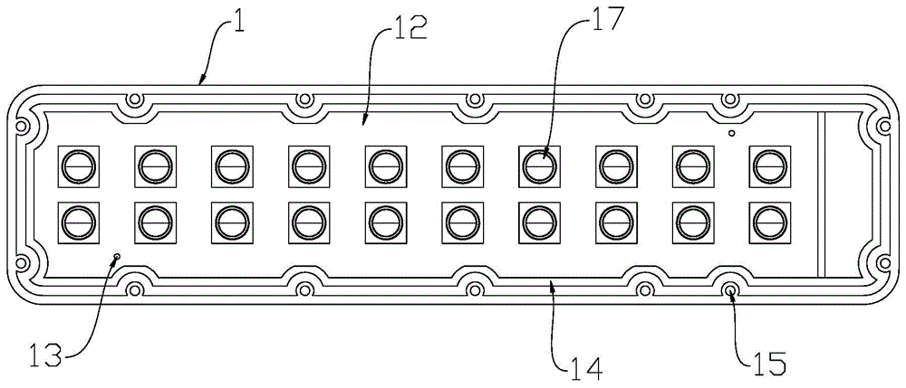 LED lamp dustproof module lens