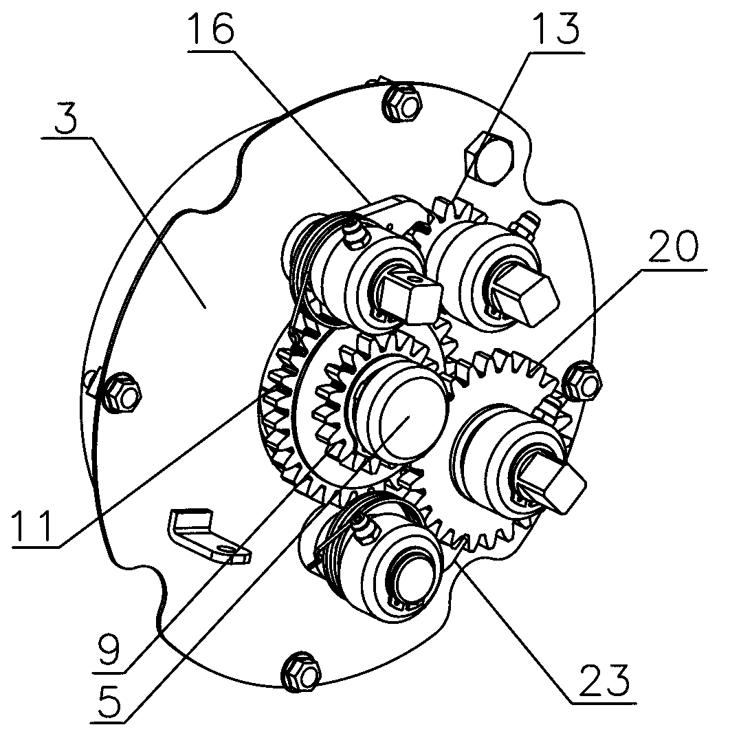 Pull-free starter for air-cooled diesel engine