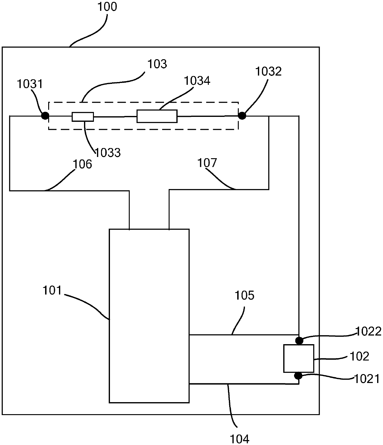 Circuit and method for detecting current in battery high-voltage circuit, detector, battery device, carrying tool and computer storage readable medium