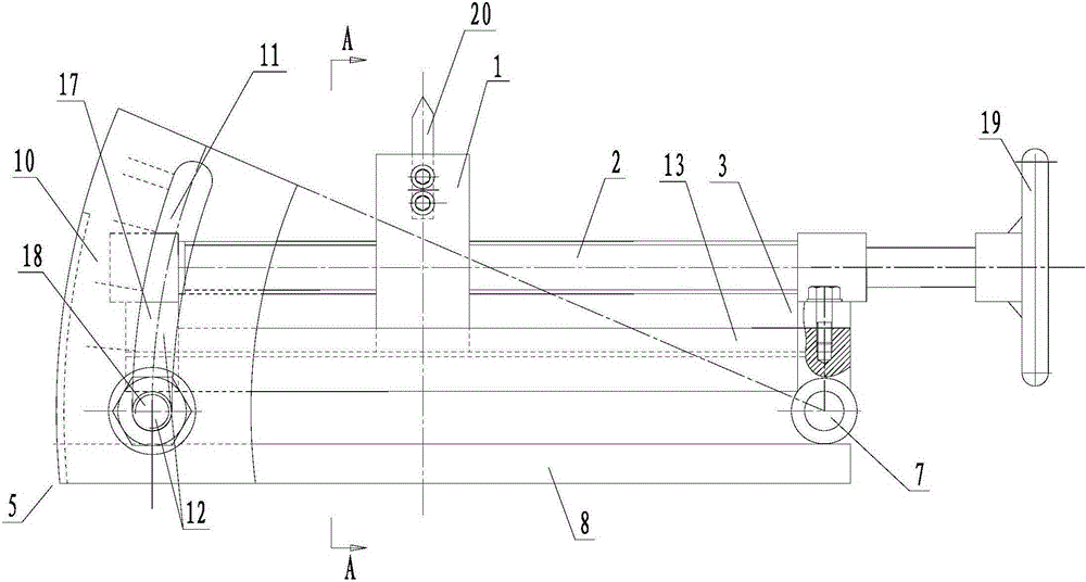 Processing tooling for rotary kiln retaining wheel