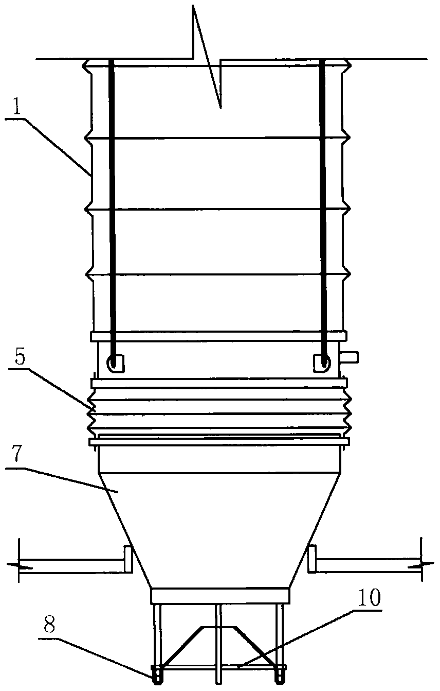 Dry powder material powder leakage preventing bulk machine head device