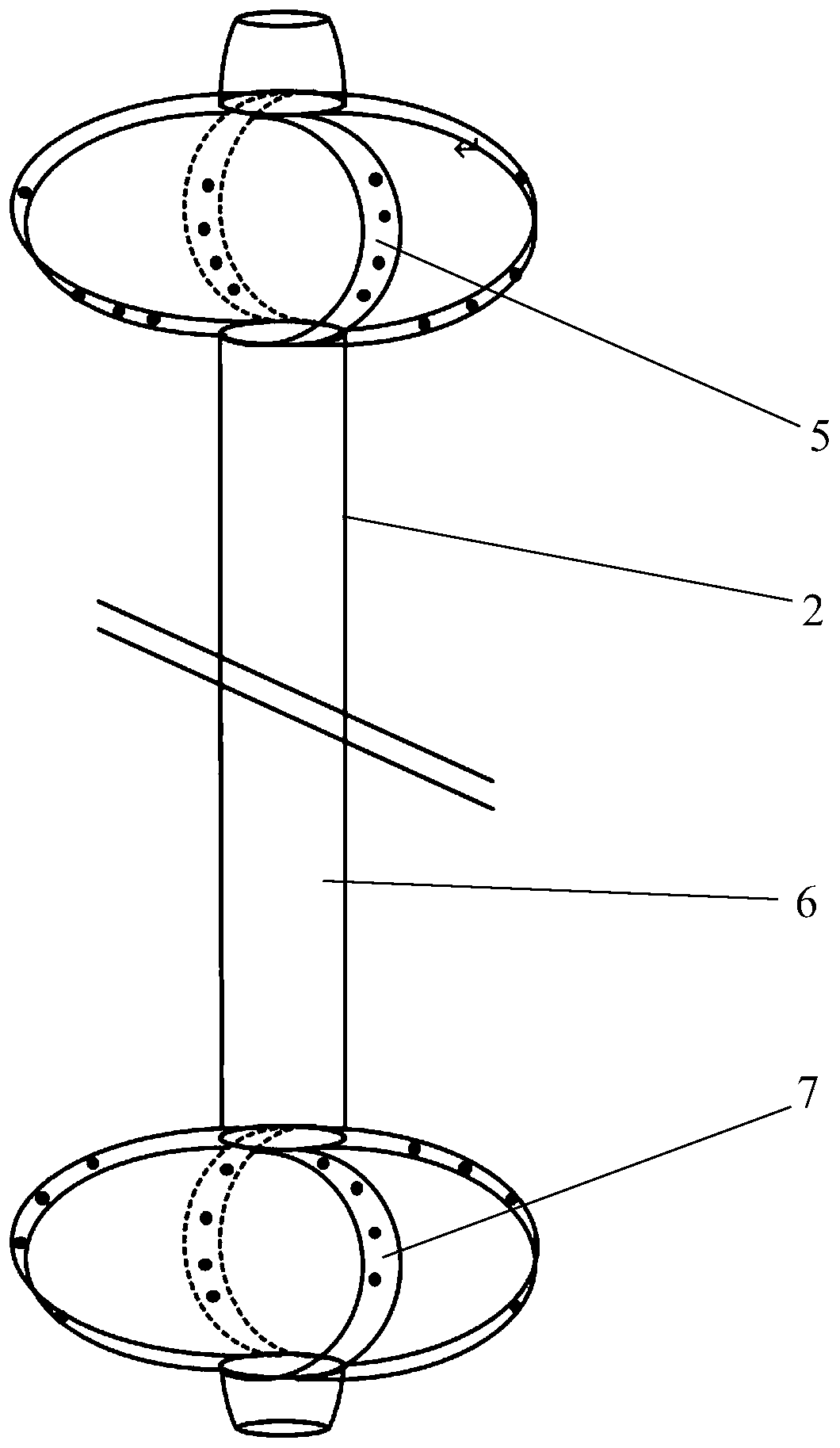 Ureter internal drainage device