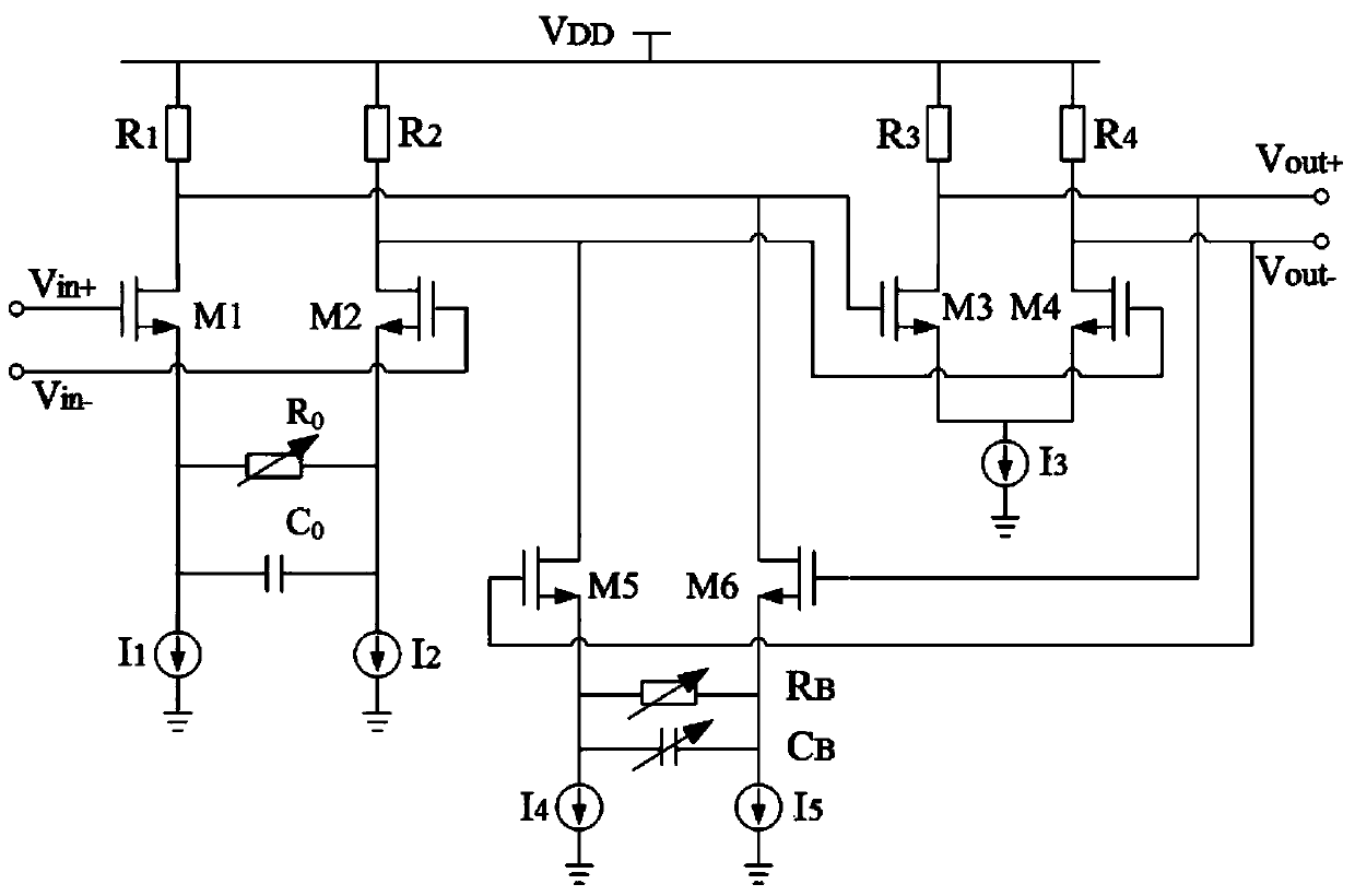 Equalizing filter with high gain and wide compensation range