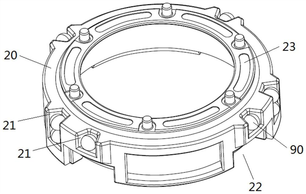 Variable aperture drive motor, imaging device, and electronic apparatus