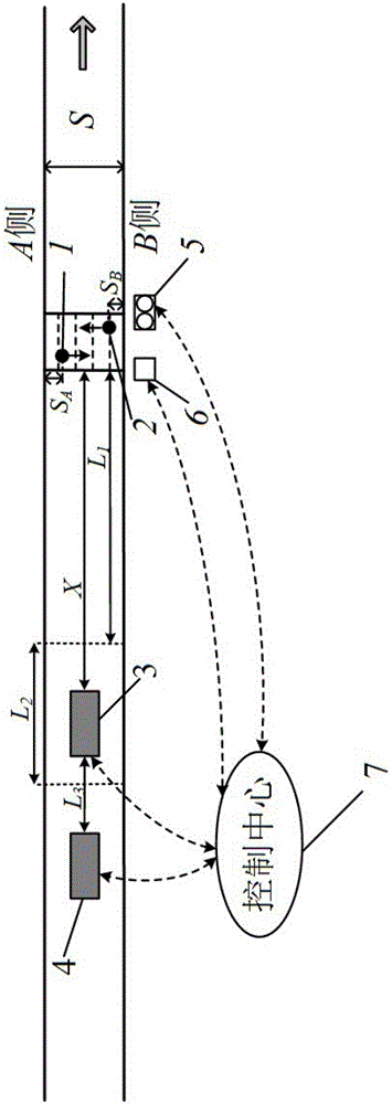 One-way pedestrian crossing control method based on vehicle-road coordination