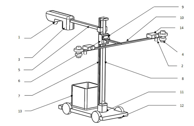 Automatic targeting and variable atomizing flow control system for weeding robot