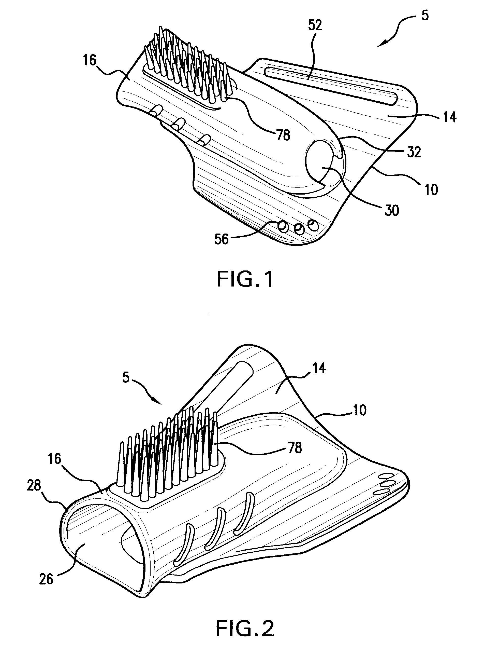 Thumb utensil with cutting board