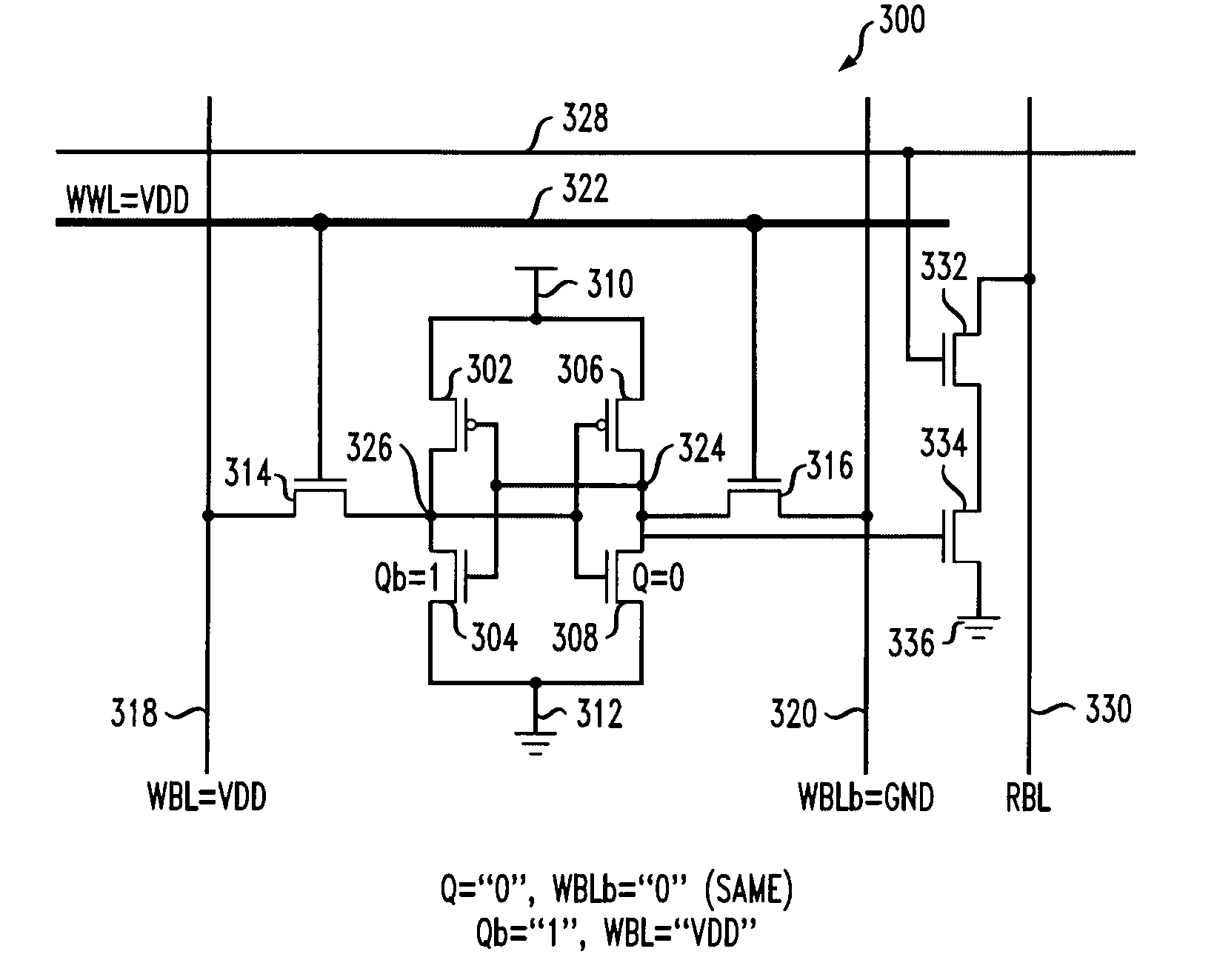 Memory Circuit with Decoupled Read and Write Bit Lines and Improved Write Stability