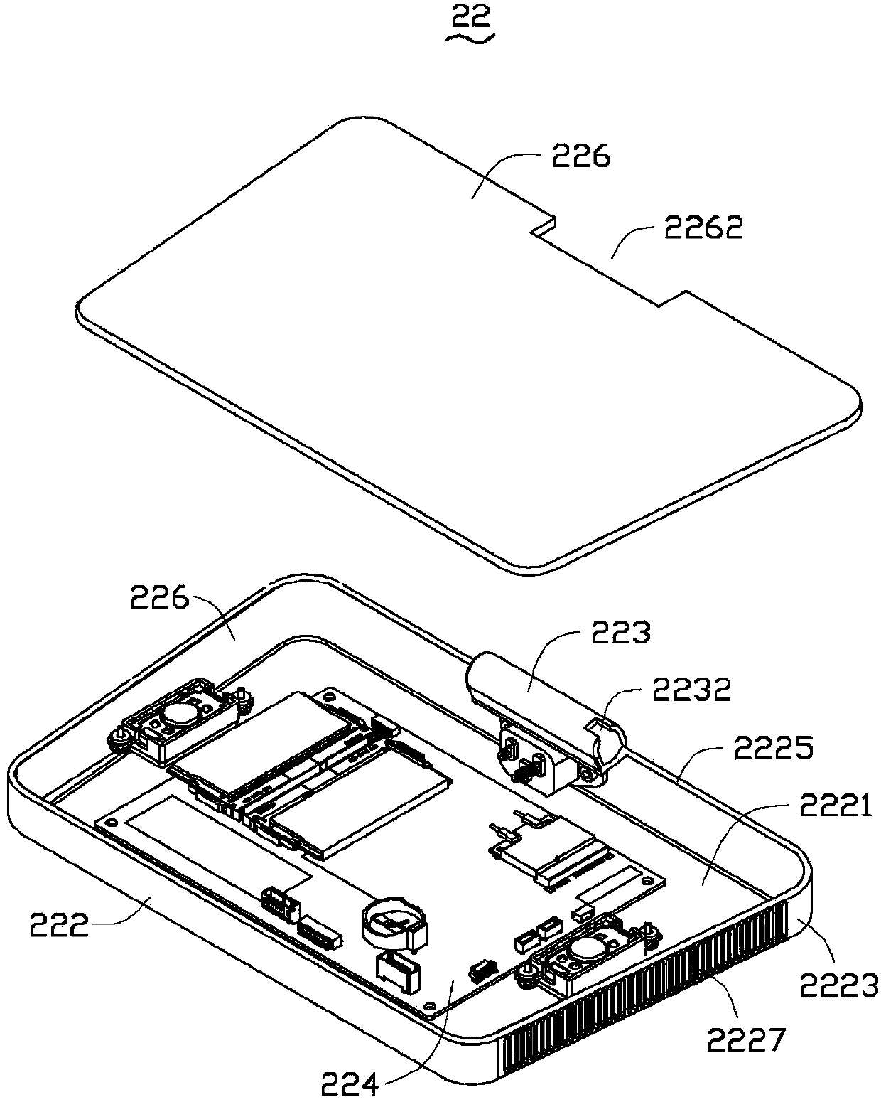 Electronic device and support device thereof