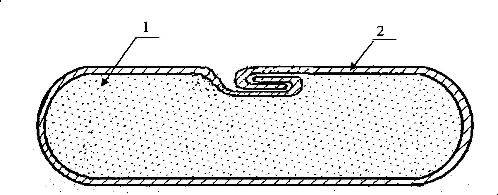 Flux-cored steel belt for build-up welding and preparation method thereof