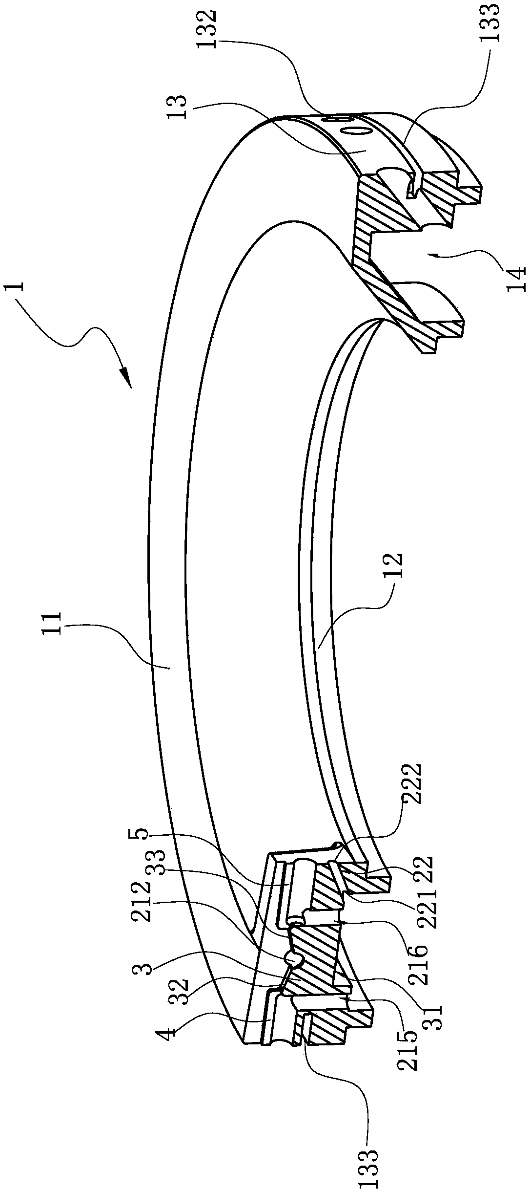 Burner ring for gas stove